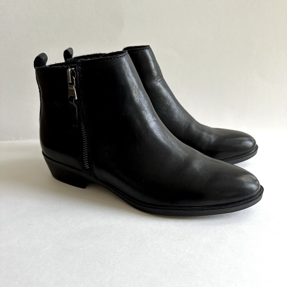 RALPH LAUREN Shira Leather Ankle Boots